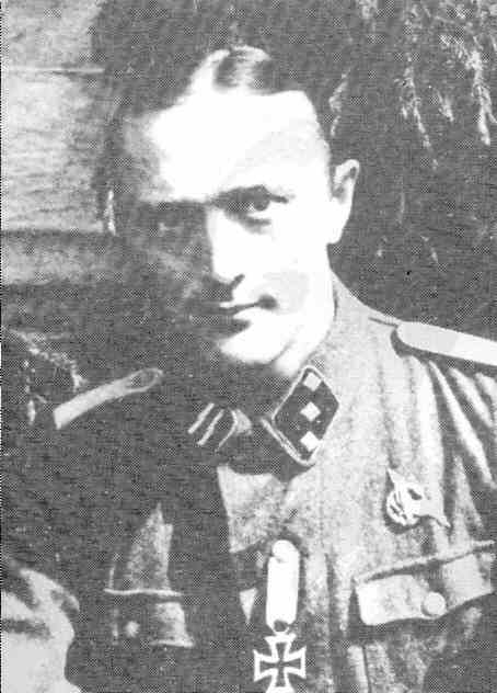 Ziedainis in German Uniform